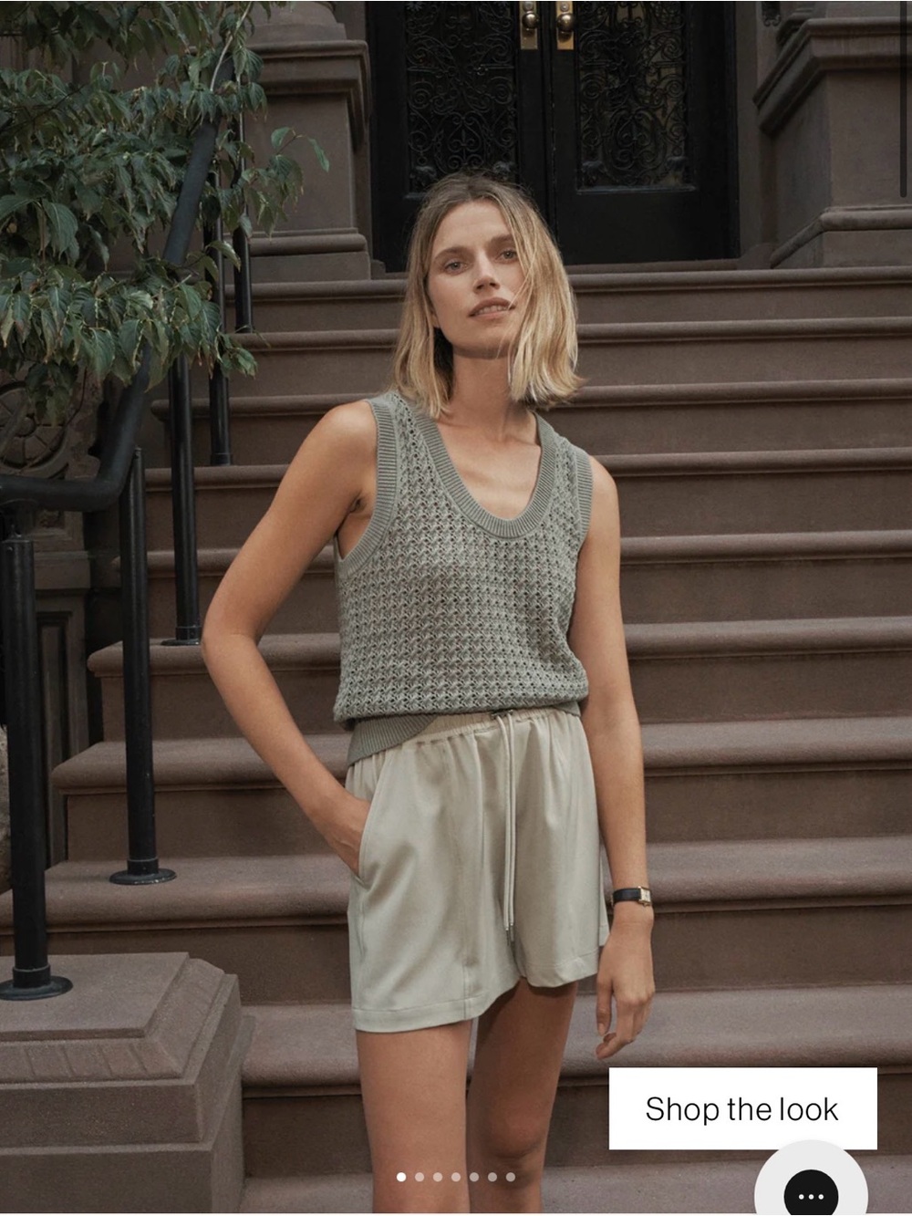 Varley Ferns Open Neck Tank